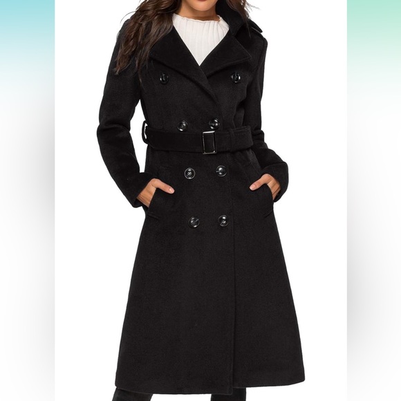 Escalier Wool Coat, Womens, Size Large, NWT - Picture 5 of 14